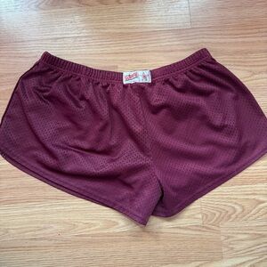 Soffe Burgundy Mesh Shorts